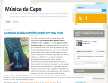 Tablet Screenshot of musicadacapo.org